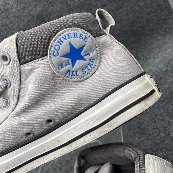 Converse All Star Men's Size 9 Grey Street Canvas Mid Top Sneaker 155742F - Picture 9 of 13